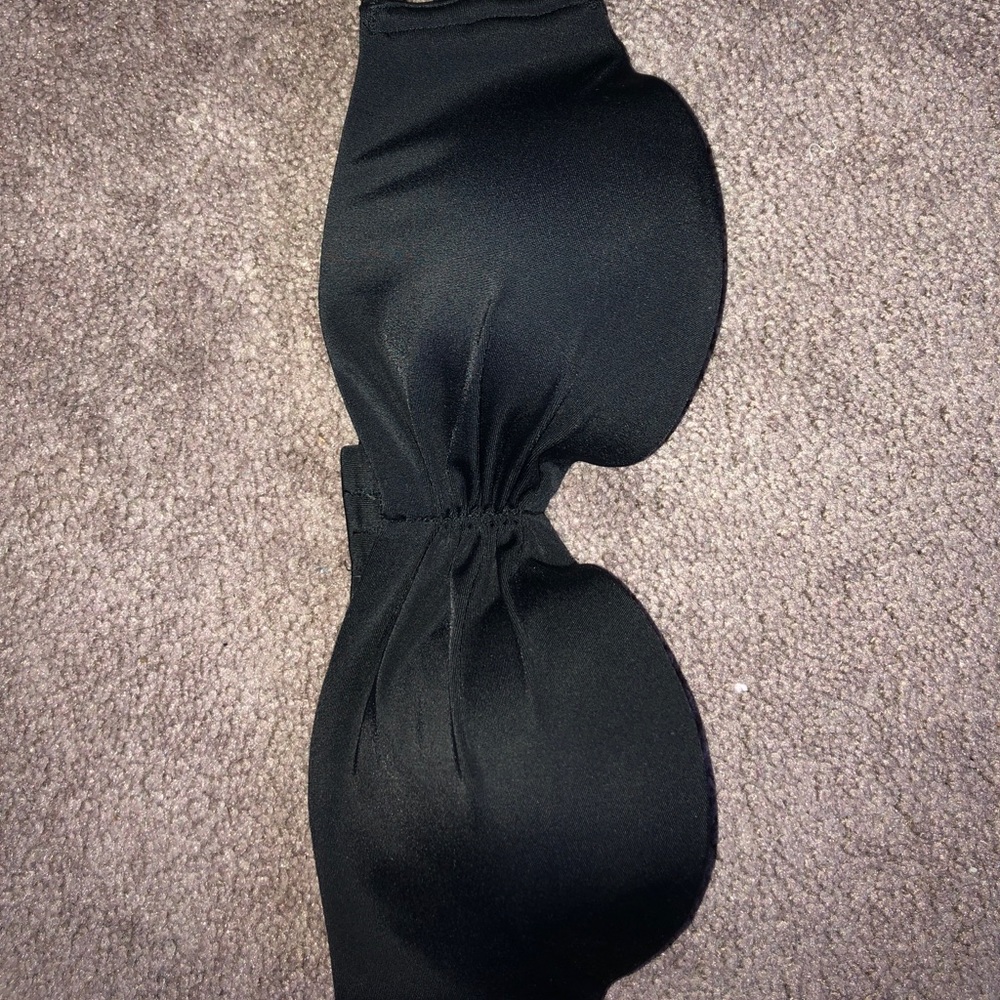 hollister black bathing suit 32a